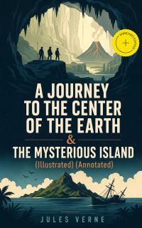 A JOURNEY TO THE CENTER OF THE EARTH & THE MYSTERIOUS ISLAND (Illustrated) (Annotated)