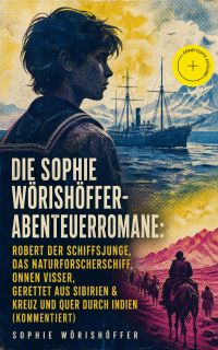 Die Sophie Wörishöffer-Abenteuerromane: Robert der Schiffsjunge, Das Naturforscherschiff, Onnen Visser, Gerettet aus Sibirien & Kreuz und quer durch Indien (Kommentiert)