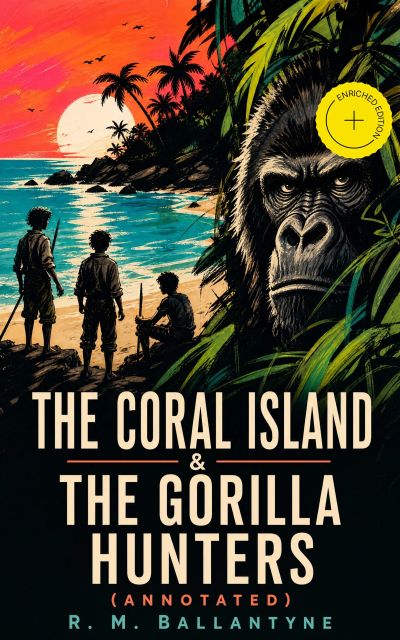 The Coral Island & The Gorilla Hunters (Annotated)