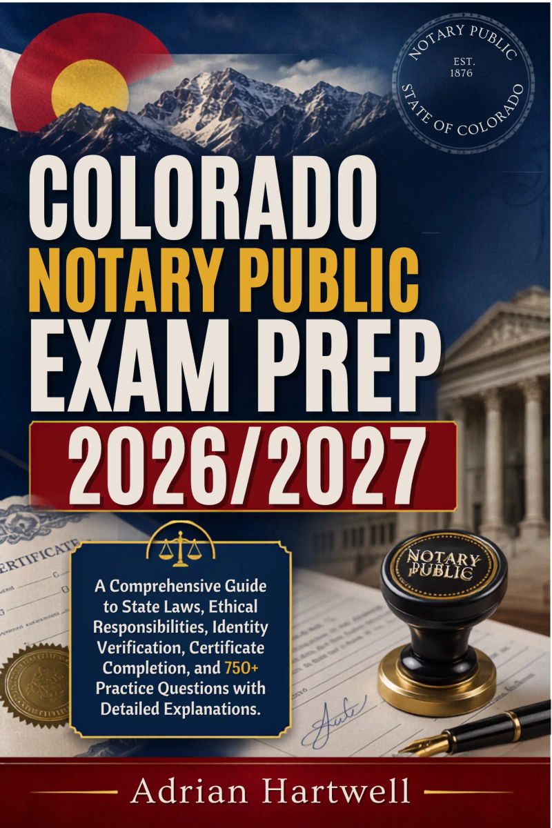 COLORADO NOTARY PUBLIC EXAM PREP 2026/2027