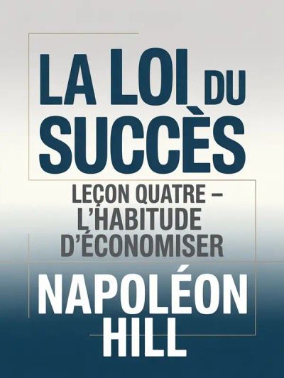LA LOI DU SUCCÈS Leçon quatre - L'HABITUDE D'ÉCONOMISER (traduit)