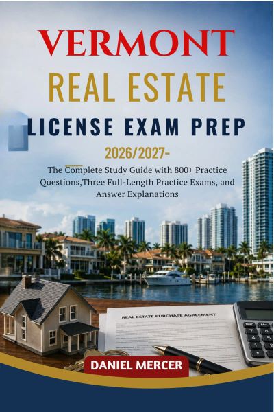 VERMONT REAL ESTATE LICENSE EXAM PREP 2026 – 2027 EDITION