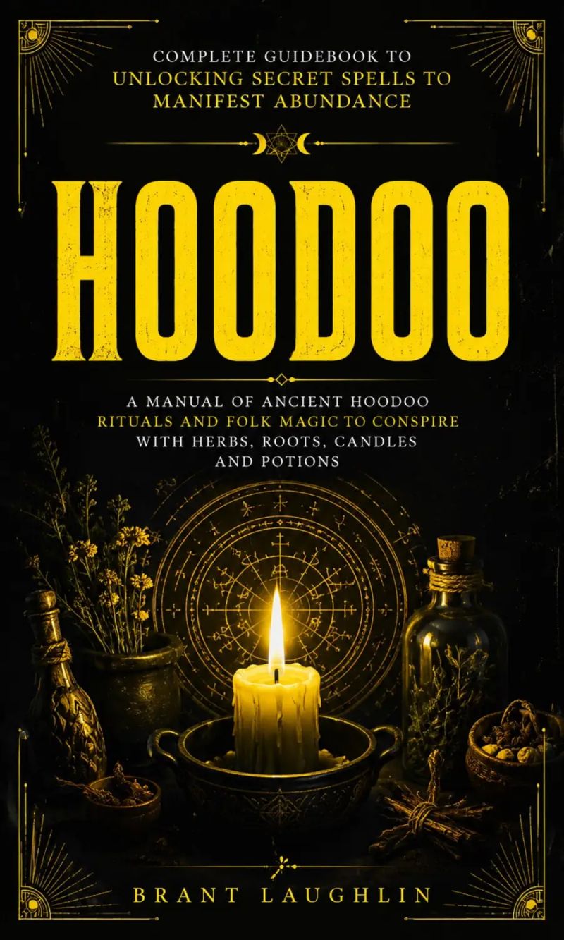 Hoodoo: Complete Guidebook to Unlocking Secret Spells to Manifest Abundance (A Manual of Ancient Hoodoo Rituals and Folk Magic to Conspire With Herbs, Roots, Candles and Potions)