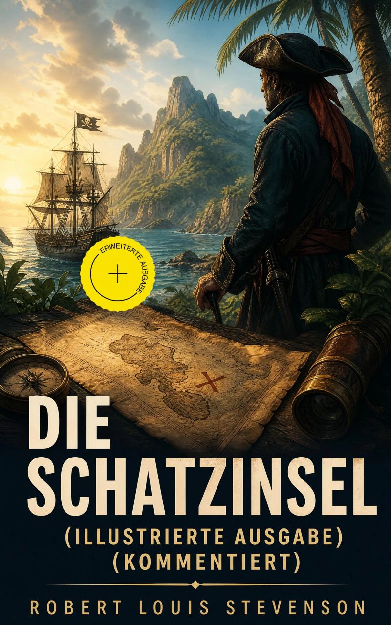 Die Schatzinsel (Illustrierte Ausgabe) (Kommentiert)
