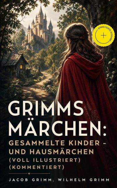 Grimms Märchen: Gesammelte Kinder - und Hausmärchen (Voll Illustriert) (Kommentiert)