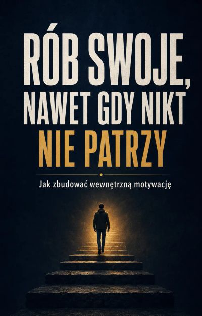 Rób swoje, nawet gdy nikt nie patrzy