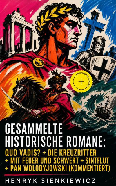 Gesammelte historische Romane: Quo Vadis? + Die Kreuzritter + Mit Feuer und Schwert + Sintflut + Pan Wolodyjowski (Kommentiert)