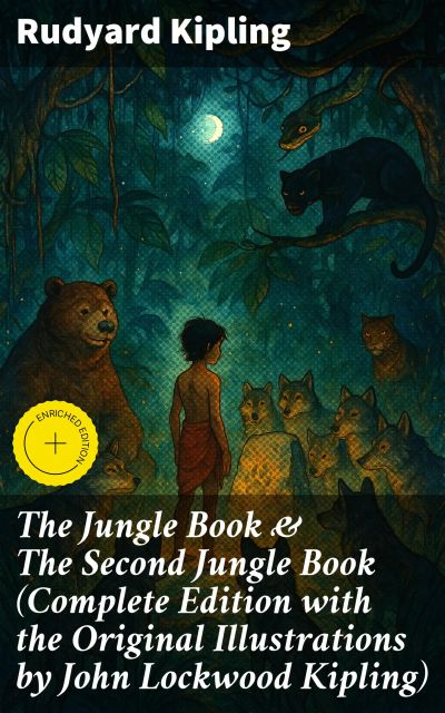 The Jungle Book & The Second Jungle Book (Complete Edition with the Original Illustrations by John Lockwood Kipling)