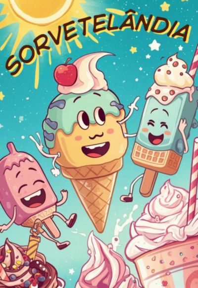Sorvetelândia: Diversão Gelada Para Colorir