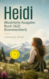 Heidi (Illustrierte Ausgabe: Buch 1&2) (Kommentiert)