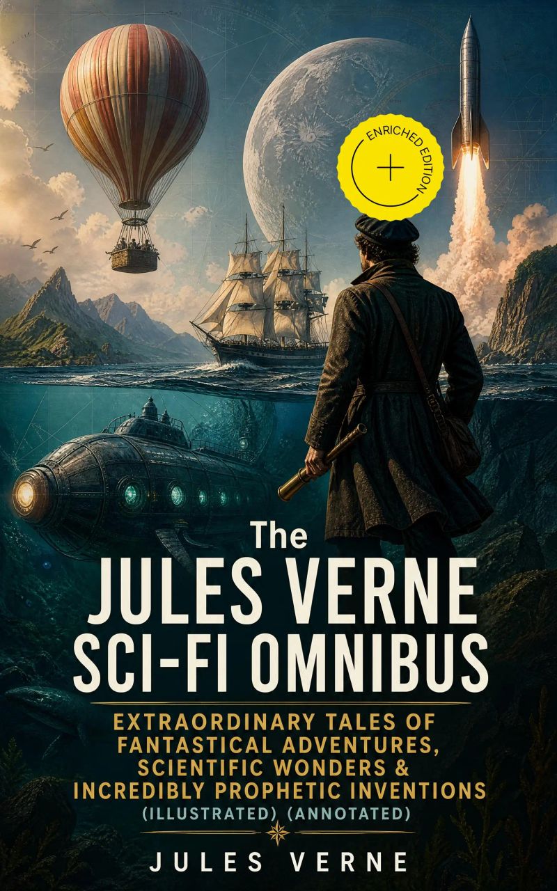 The Jules Verne Sci-Fi Omnibus - Extraordinary Tales of Fantastical Adventures, Scientific Wonders & Incredibly Prophetic Inventions (Illustrated) (Annotated)