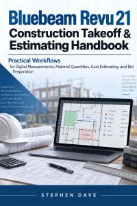 Bluebeam revu 21 Construction Takeoff & Estimating Handbook