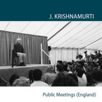 Brockwood Park 1975 - Public Discussion 2 - Do you respond according to an image?