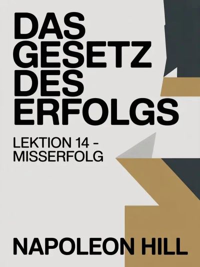 DAS GESETZ DES ERFOLGS Lektion 14 – MISSERFOLG (übersetzt)