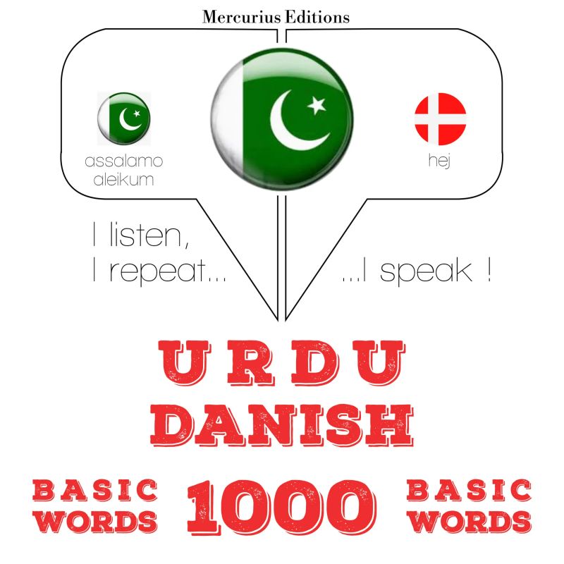 1000 ڈینش میں ضروری الفاظ