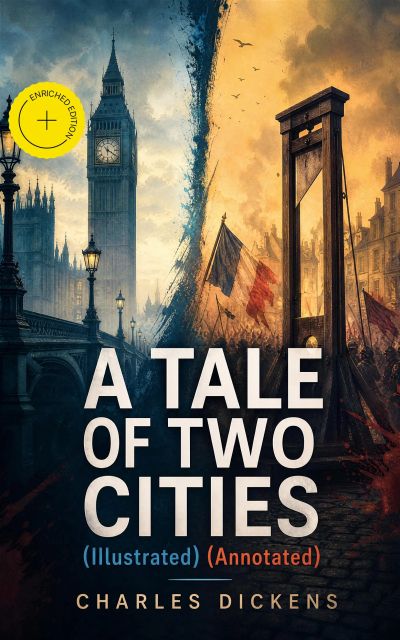 A TALE OF TWO CITIES (Illustrated) (Annotated)
