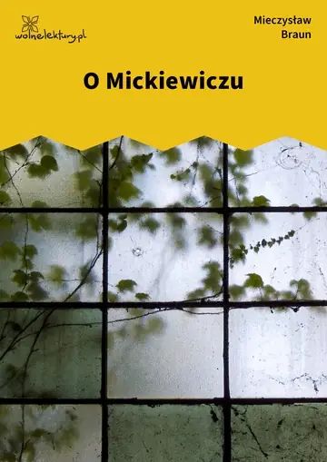 O Mickiewiczu