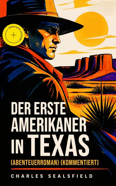 Der erste Amerikaner in Texas (Abenteuerroman) (Kommentiert)