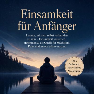 Einsamkeit für Anfänger: Lernen, mit sich selbst verbunden zu sein – Einsamkeit verstehen, annehmen & als Quelle für Wachstum, Ruhe und innere Stärke nutzen – inkl. Selbsttest Micro-Habits, Wochenplan