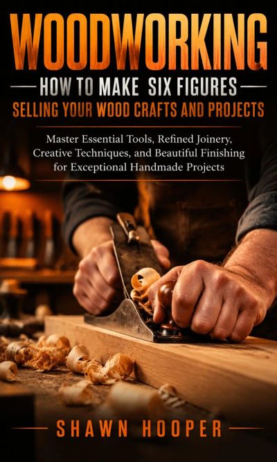 Woodworking: How to Make Six Figures Selling Your Wood Crafts and Projects (Master Essential Tools, Refined Joinery, Creative Techniques, and Beautiful Finishing for Exceptional Handmade Projects)