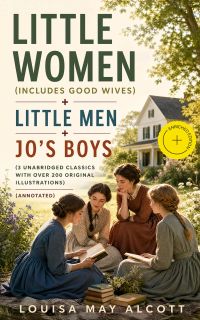 Little Women (includes Good Wives) + Little Men + Jo's Boys (3 Unabridged Classics with over 200 original illustrations) (Annotated)