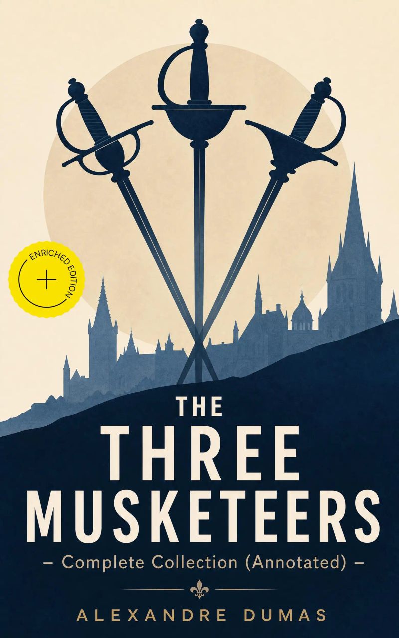 THE THREE MUSKETEERS - Complete Collection (Annotated)