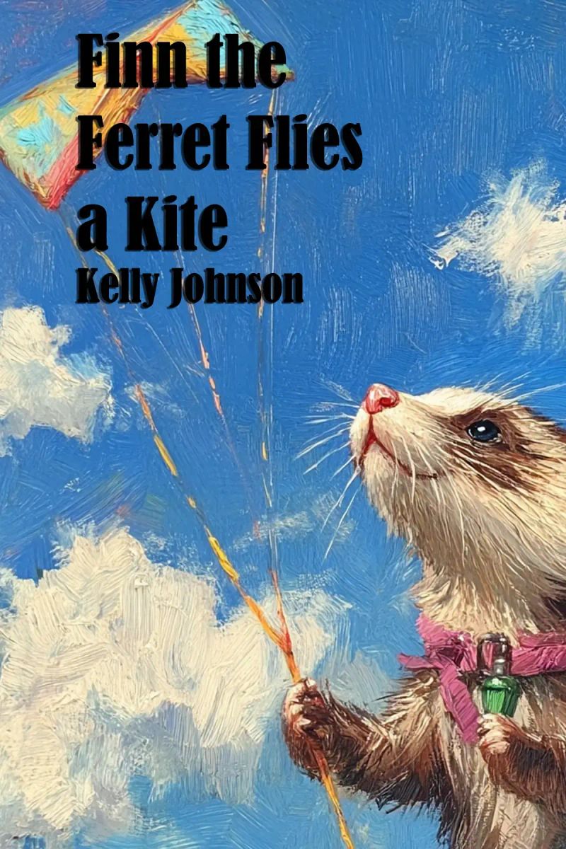 Finn the Ferret Flies a Kite