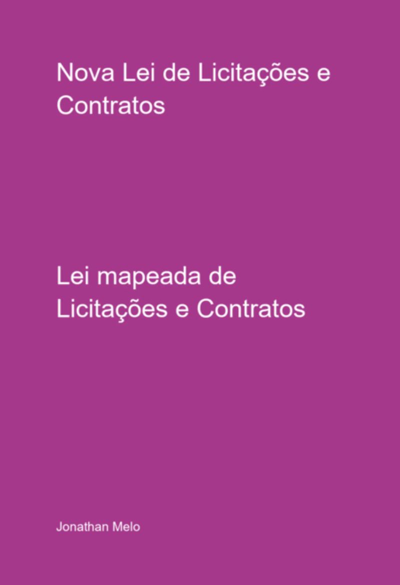 Nova Lei De Licitações E Contratos