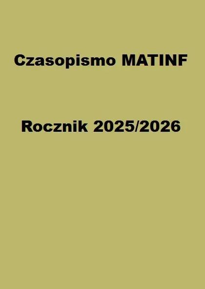 Rocznik Czasopisma MATINF 2025/2026