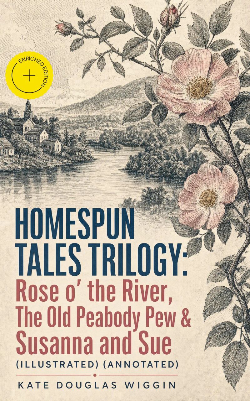 HOMESPUN TALES TRILOGY: Rose o' the River, The Old Peabody Pew & Susanna and Sue (Illustrated) (Annotated)