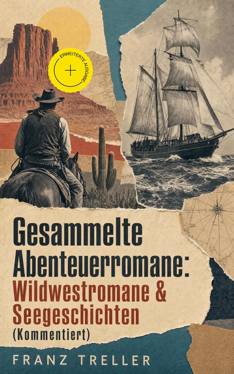 Gesammelte Abenteuerromane: Wildwestromane & Seegeschichten (Kommentiert)