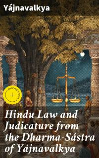 Hindu Law and Judicature from the Dharma-Sástra of Yájnavalkya