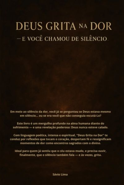 Deus Falava Na Dor, E Você Chamou De Silêncio