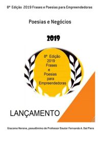 8ª  Edição  2019 Frases E Poesias Para Empreendedoras