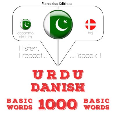 1000 ڈینش میں ضروری الفاظ