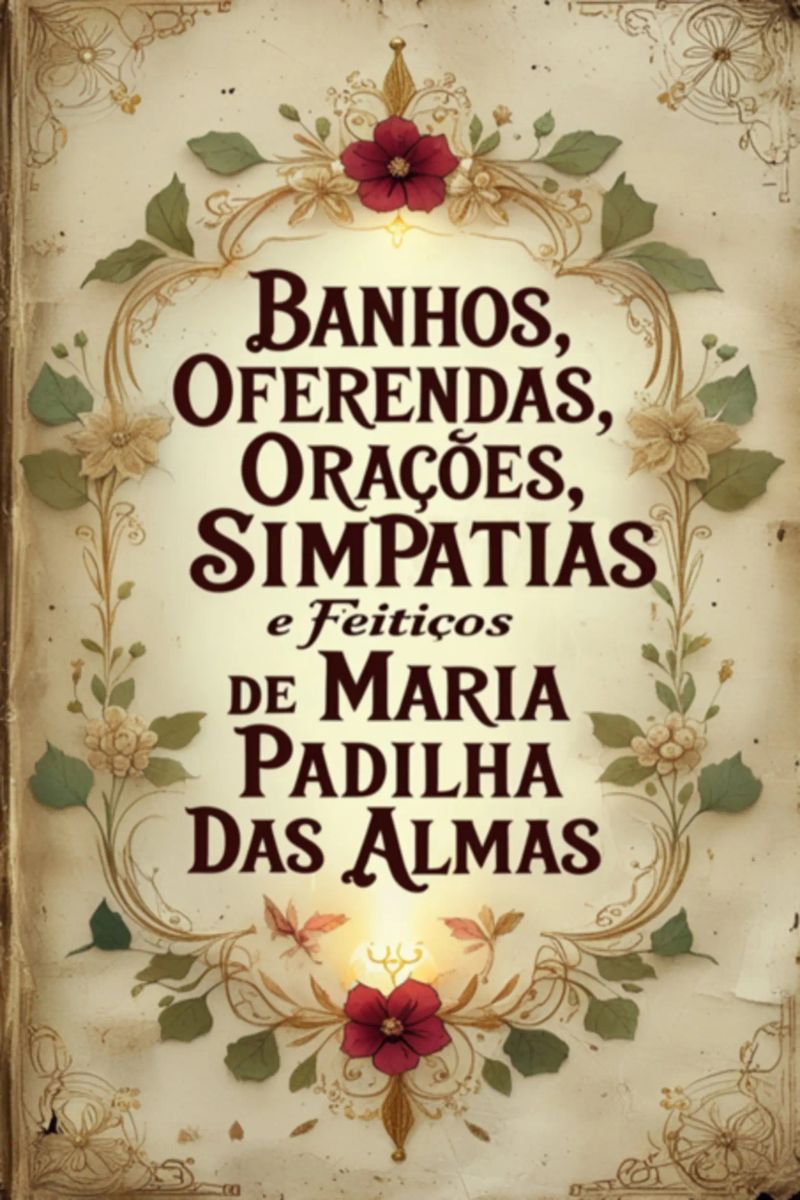 Banhos, Oferendas, Orações, Simpatias E Feitiços De Maria Padilha Das Almas