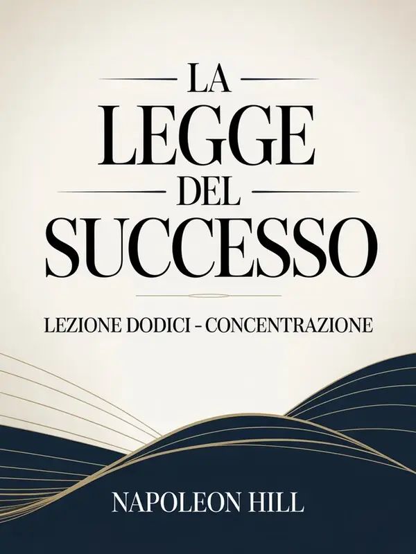 LA LEGGE DEL SUCCESSO Lezione dodici - CONCENTRAZIONE (tradotto)