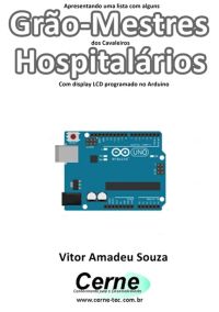 Apresentando Uma Lista Com Alguns  Grão-mestres Dos Cavaleiros Hospitalários Com Display Lcd Programado No Arduino