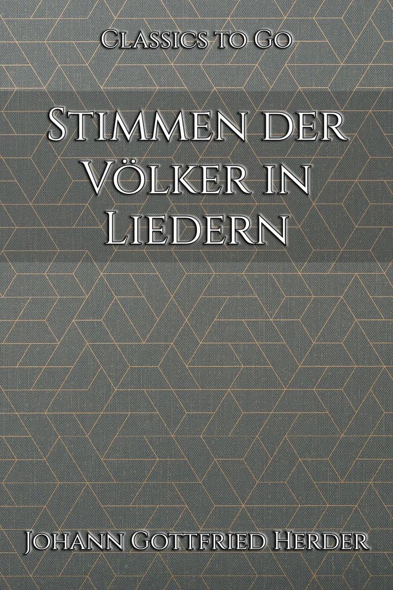 Stimmen der Völker in Liedern