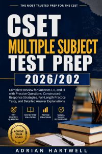 CSET MULTIPLE SUBJECT  TEST PREP 2026/2027