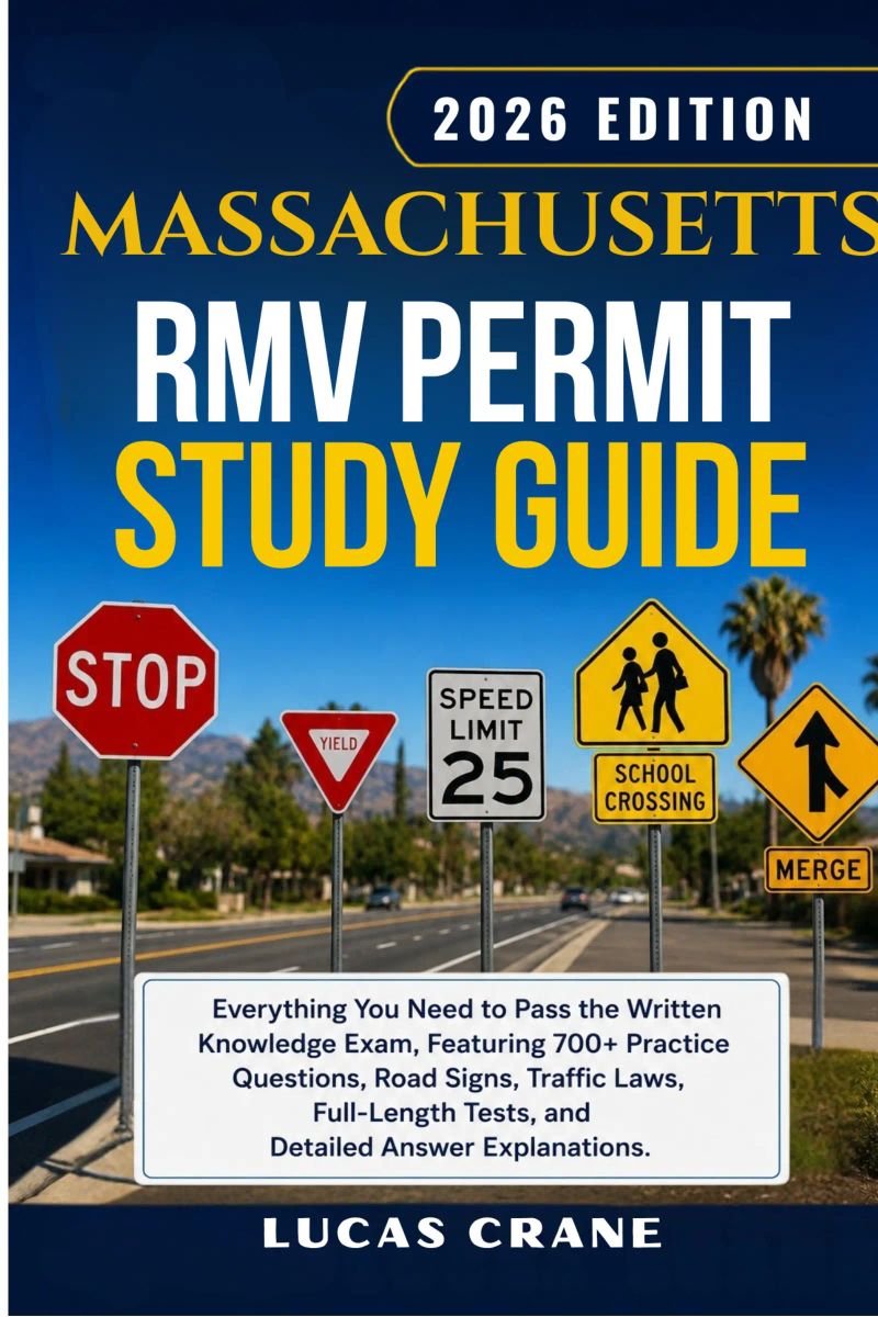 MASSACHUSETTS RMV Permit Study Guide-2026 EDITION