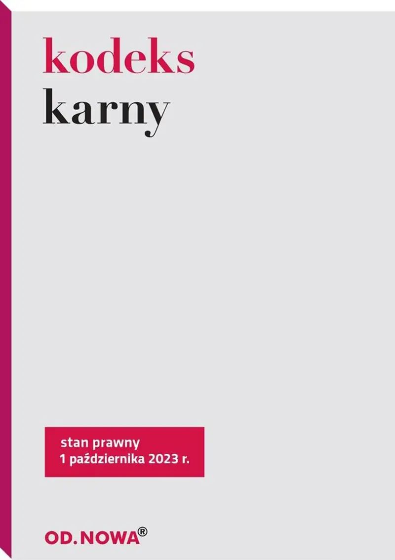 Kodeks karny. Przepisy wprowadzające/skorowidz