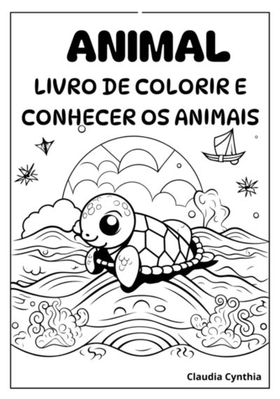 Livro Pra Colorir I Animais