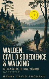 Walden, Civil Disobedience & Walking (3 Classics in One Volume) (Annotated)