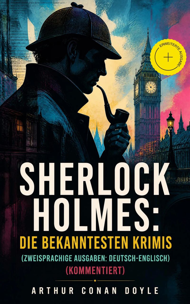 Sherlock Holmes: Die bekanntesten Krimis (Zweisprachige Ausgaben: Deutsch-Englisch) (Kommentiert)