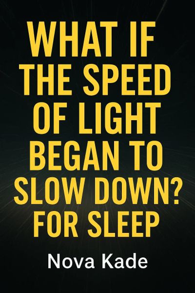 What If The Speed of Light Began to Slow Down? For Sleep