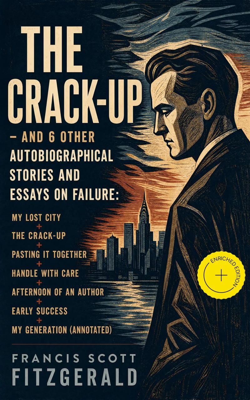 The Crack-Up - and 6 other autobiographical stories and essays on failure: My Lost City + The Crack-Up + Pasting It Together + Handle with Care + Afternoon of an Author + Early Success + My Generation (Annotated)