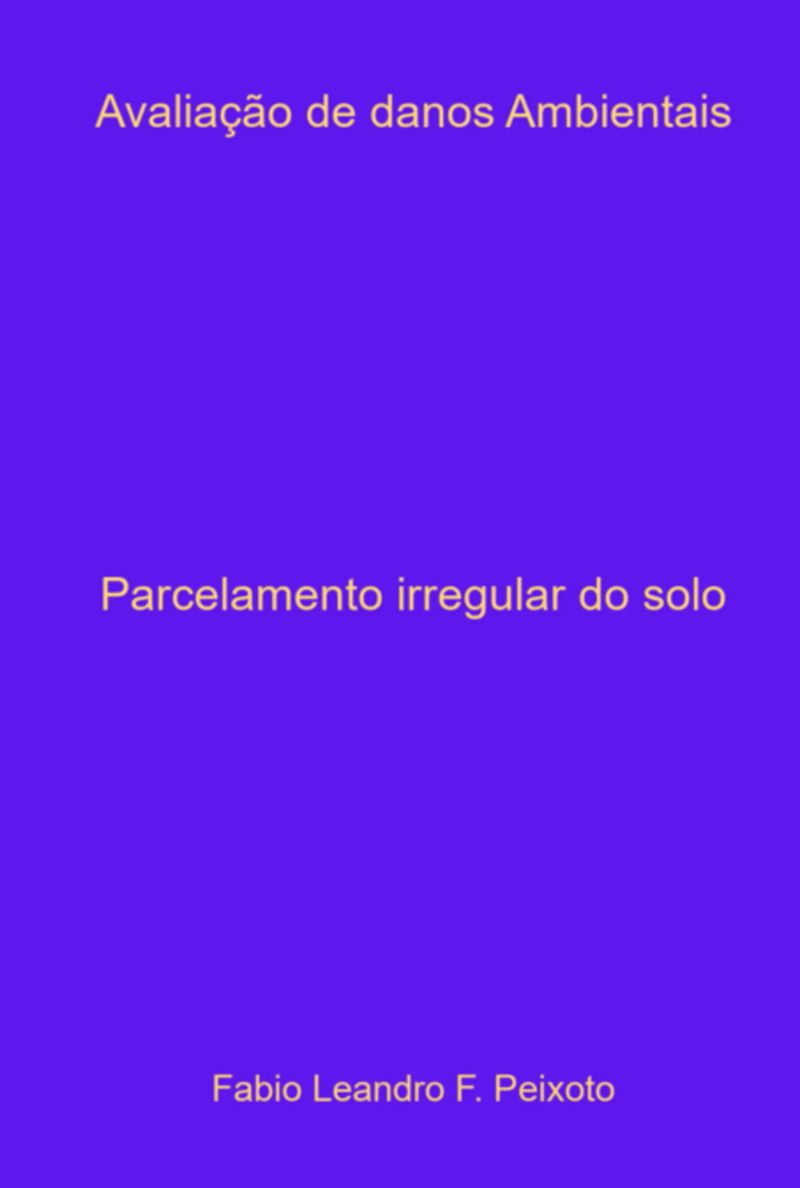 Avaliação De Danos Ambientais