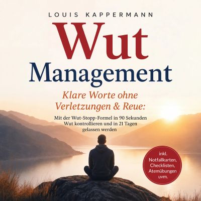 Wut Management - Klare Worte ohne Verletzungen & Reue:  Mit der Wut-Stopp-Formel in 90 Sekunden Wut kontrollieren und in 21 Tagen gelassen werden - inkl. Notfallkarten, Checklisten, Atemübungen uvm.