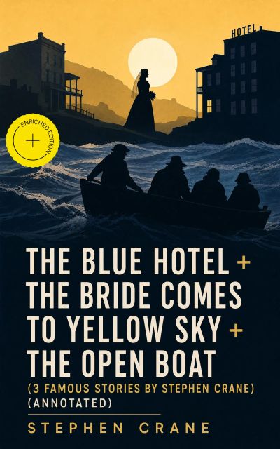 The Blue Hotel + The Bride Comes to Yellow Sky + The Open Boat (3 famous stories by Stephen Crane) (Annotated)